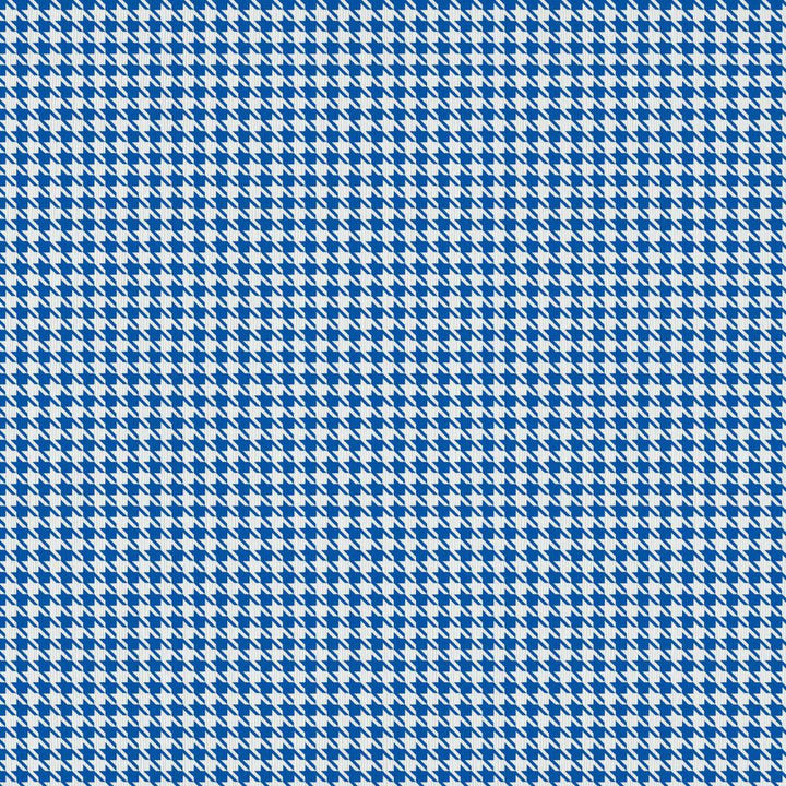 Sherlock Houndstooth Sapphire by RM CoCo Fabric