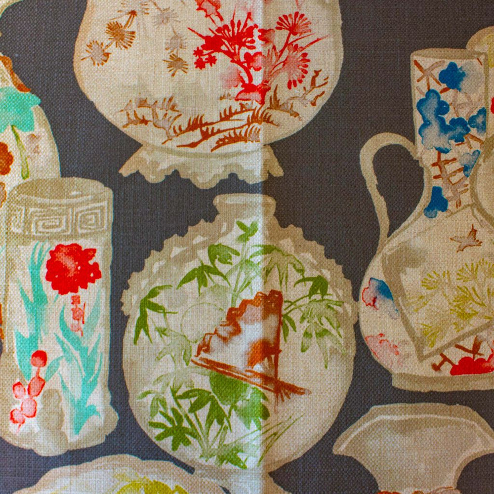 China Obsession Truffle by RM CoCo Fabric