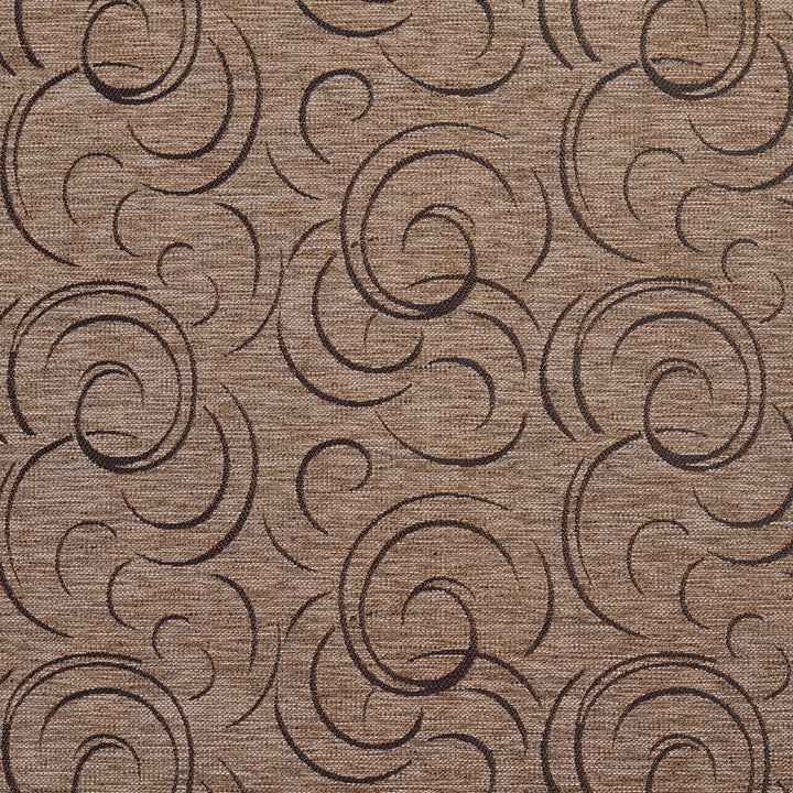 1640 Sable Swirl by Charlotte Fabric Modern Tapestry 100% Woven Polyester Asia Exceeds 200,000 Wyzenbeek Rubs (Heavy Duty) </p><p>Repeat: Horizontal: 9.5" x Vertical: 14" 54 Inches - Fabric Carolina -
