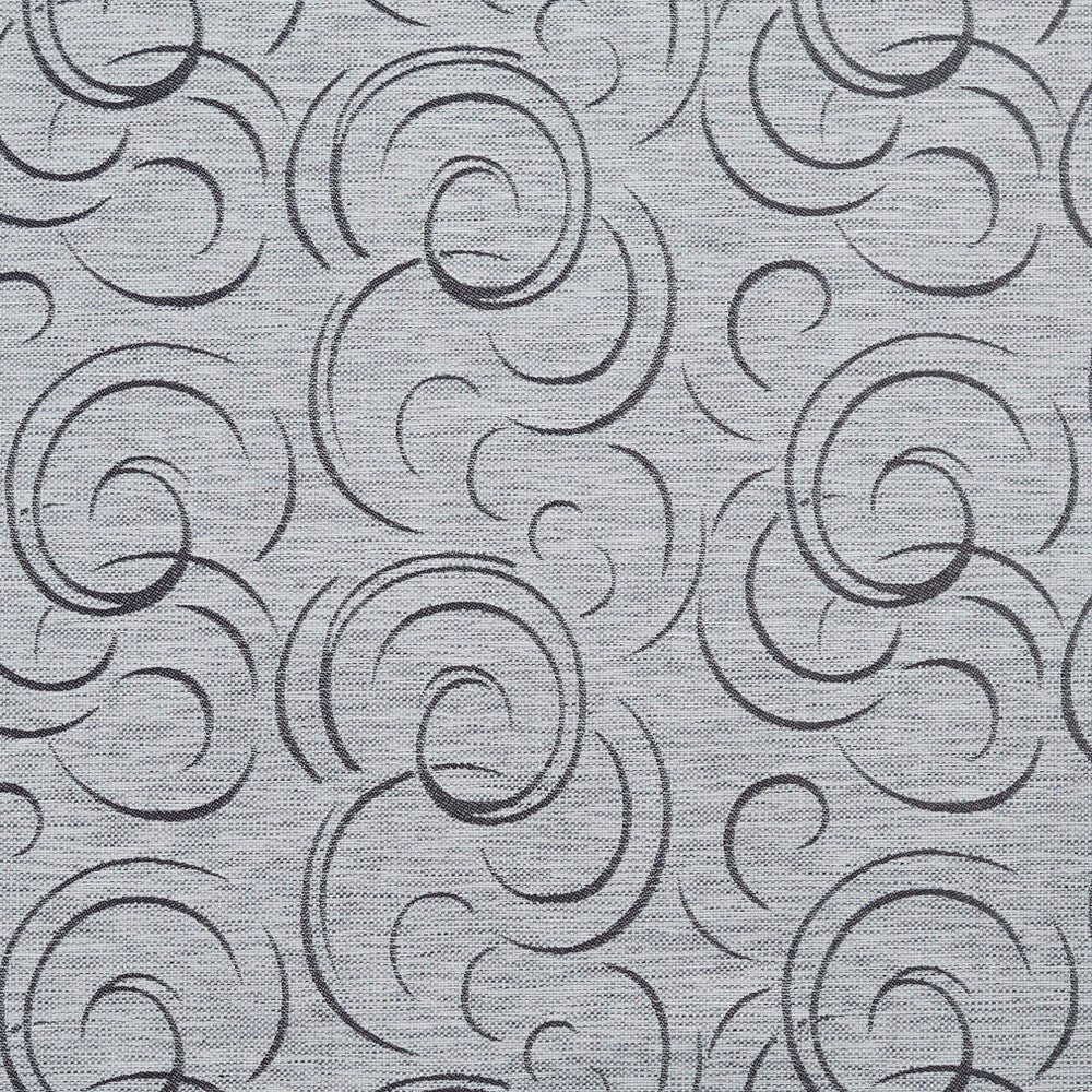 1641 Platinum Swirl by Charlotte Fabric Modern Tapestry 100% Woven Polyester Asia Exceeds 200,000 Wyzenbeek Rubs (Heavy Duty) </p><p>Repeat: Horizontal: 9.5" x Vertical: 14" 54 Inches - Fabric Carolina -