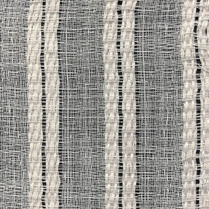 Between The Lines Wide-Width Sheer Alabaster by RM CoCo Fabric