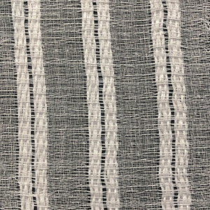Between The Lines Wide-Width Sheer Silver Oak by RM CoCo Fabric