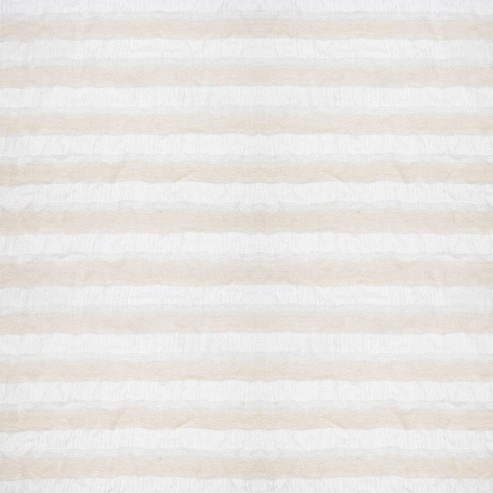 Painterly Stripe Wide-Width Sheer Sandstone by RM CoCo Fabric