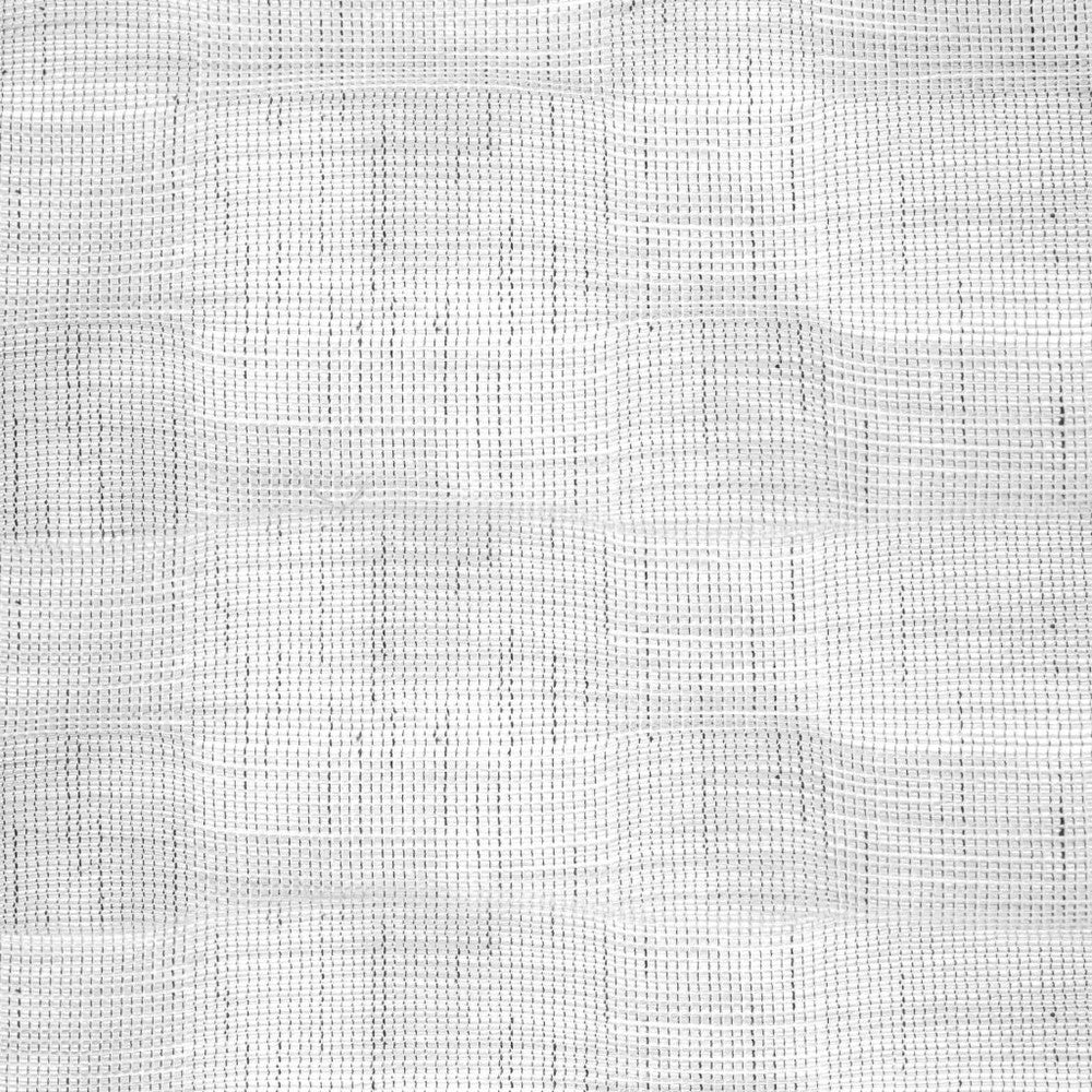 La Palma Check Wide-Width Sheer Platinum by RM CoCo Fabric Room With A View 100% Polyester See Sample 0 Horizontal: 3.5 and Vertical: 4.5 124 - Fabric Carolina -