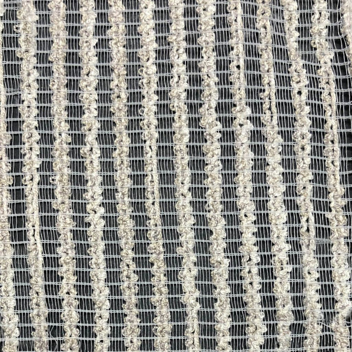 Gauze Stripe Wide-Width Sheer Candlelight by RM CoCo Fabric