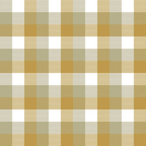 Alsace Check Goldenrod by RM CoCo Fabric