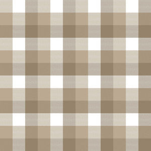 Alsace Check Sandstone by RM CoCo Fabric