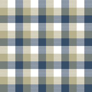 Alsace Check Sapphire by RM CoCo Fabric