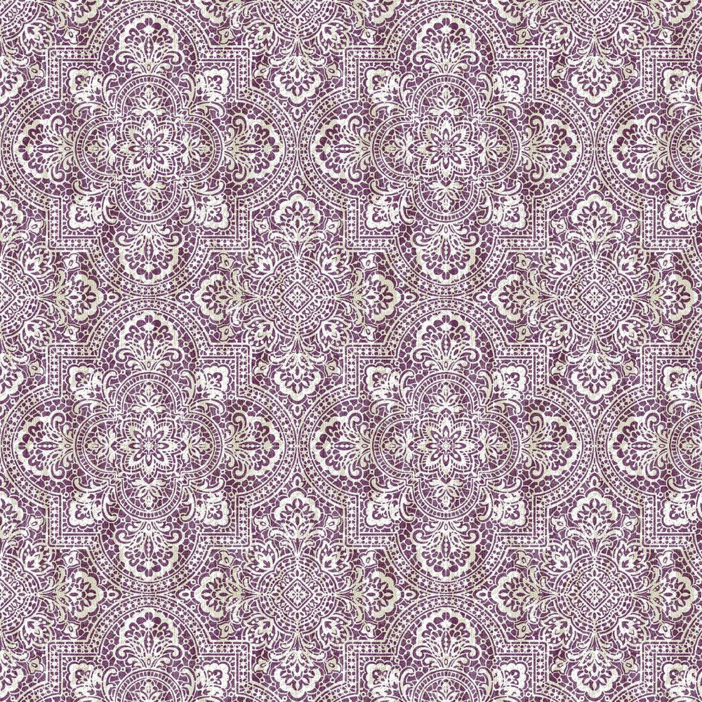 Alsace Damask Heather by RM CoCo Fabric