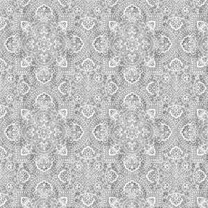 Alsace Damask Smoke by RM CoCo Fabric