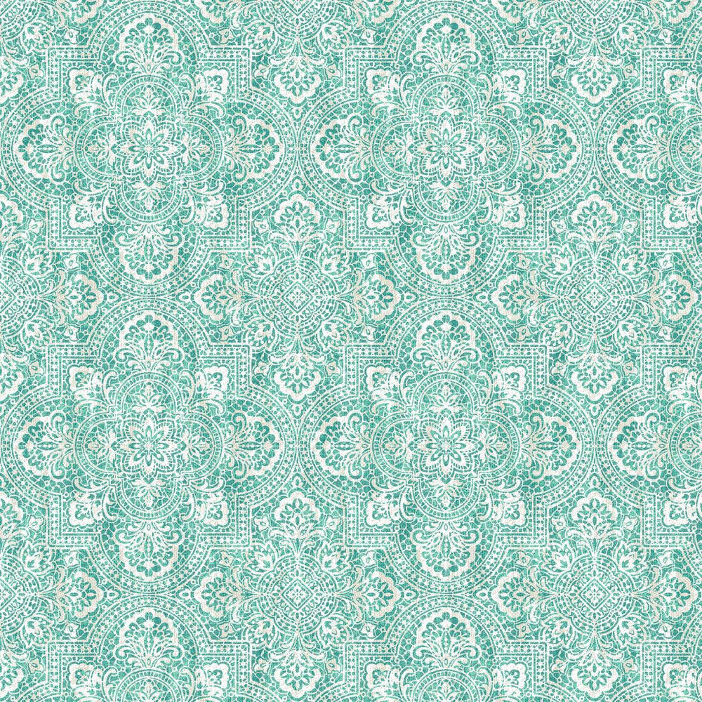 Alsace Damask Sea Glass by RM CoCo Fabric
