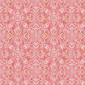 Alsace Damask Strawberry by RM CoCo Fabric