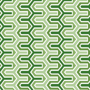 Rickety Rac Stripe Oasis by RM CoCo Fabric