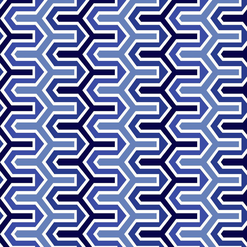 Rickety Rac Stripe Horizon by RM CoCo Fabric