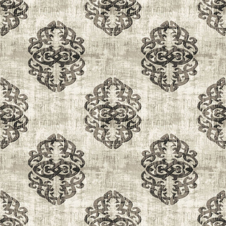 Guinevere Damask Coffee Bean by RM CoCo Fabric