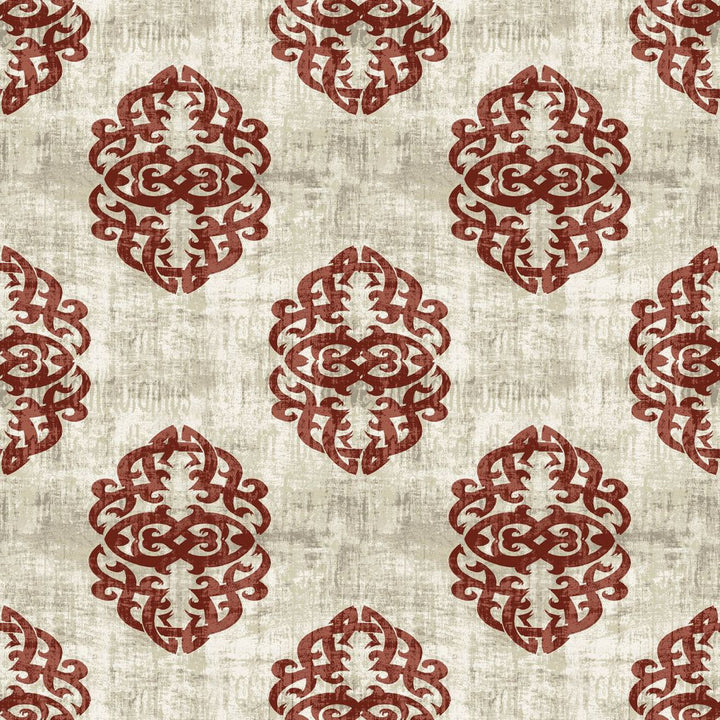 Guinevere Damask Scarlet by RM CoCo Fabric