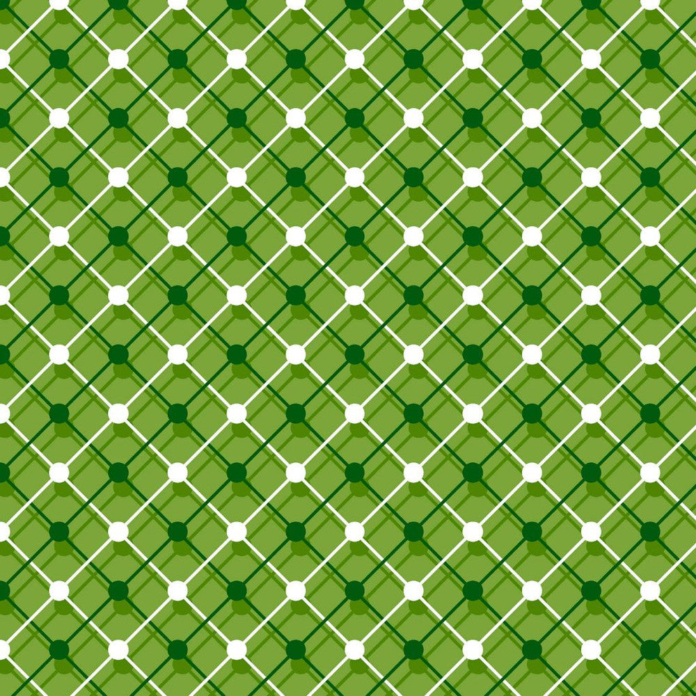 Illusion Trellis Clover by RM CoCo Fabric
