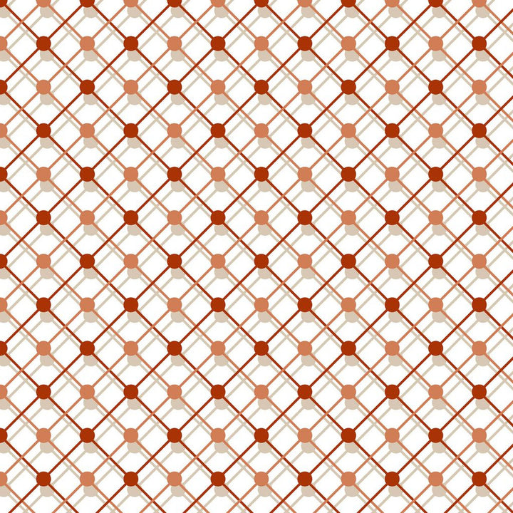 Illusion Trellis Spice Road by RM CoCo Fabric