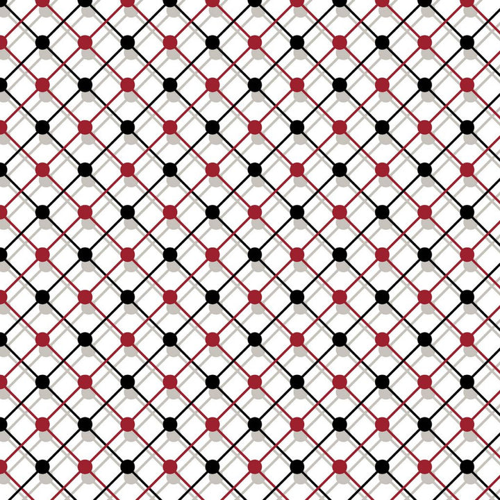 Illusion Trellis Queen of Hearts by RM CoCo Fabric