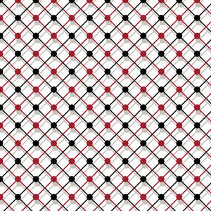 Illusion Trellis Queen of Hearts by RM CoCo Fabric