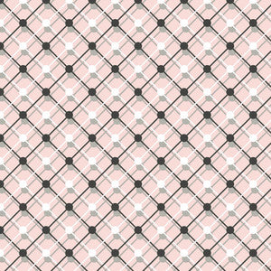 Illusion Trellis Rose Dust by RM CoCo Fabric
