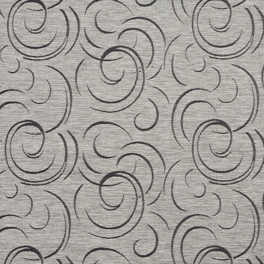 1647 Ash Swirl by Charlotte Fabric Modern Tapestry 100% Woven Polyester Asia Exceeds 200,000 Wyzenbeek Rubs (Heavy Duty) Horizontal: 9.5" x Vertical: 14" 54 Inches - Fabric Carolina -