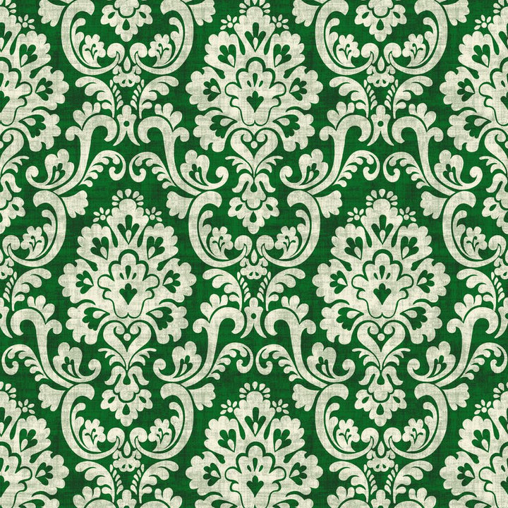 Frescato Damask Reversal Emerald by RM CoCo Fabric ColorWorks Spring 2022 RM Studio See Sample 0 Horizontal: 13.5 and Vertical: 20.5 0 - Fabric Carolina -