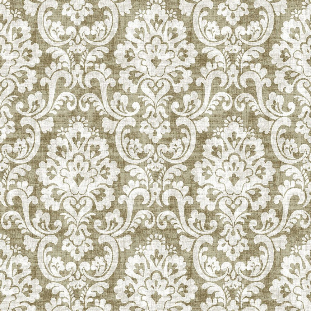 Frescato Damask Reversal Linen by RM CoCo Fabric