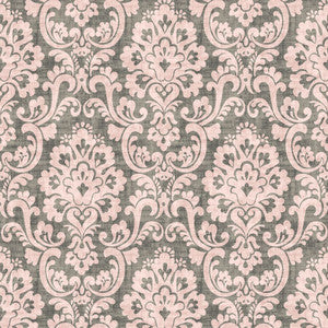 Frescato Damask Reversal Rose Dust by RM CoCo Fabric