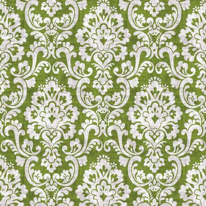 Frescato Damask Reversal Wasabi by RM CoCo Fabric ColorWorks Spring 2022 RM Studio See Sample 0 Horizontal: 13.5 and Vertical: 20.5 0 - Fabric Carolina -
