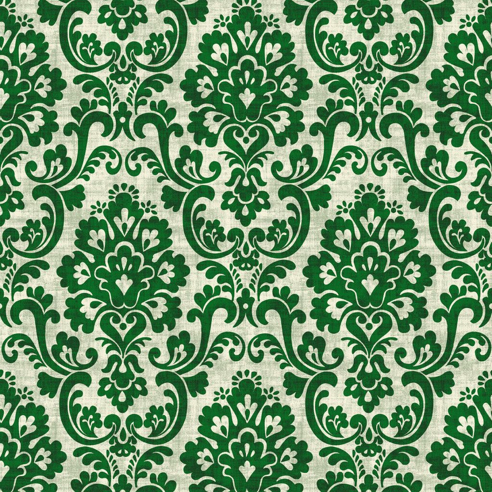 Frescato Damask Evergreen by RM CoCo Fabric