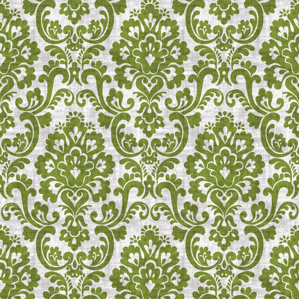 Frescato Damask Lemongrass by RM CoCo Fabric