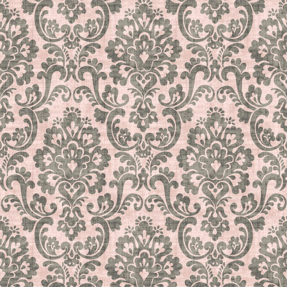 Frescato Damask Pink Flannel by RM CoCo Fabric