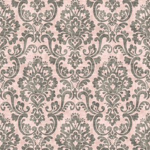 Frescato Damask Pink Flannel by RM CoCo Fabric