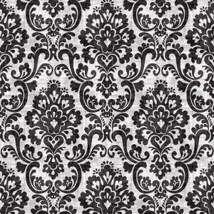 Frescato Damask White Knight by RM CoCo Fabric