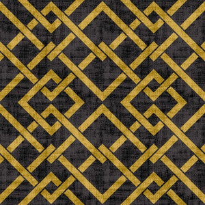 Frescato Trellis Reversal Black Gold by RM CoCo Fabric