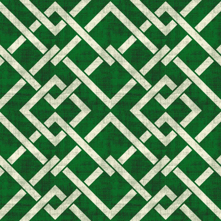 Frescato Trellis Reversal Emerald by RM CoCo Fabric