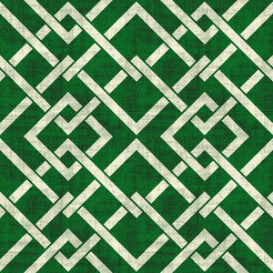 Frescato Trellis Reversal Emerald by RM CoCo Fabric