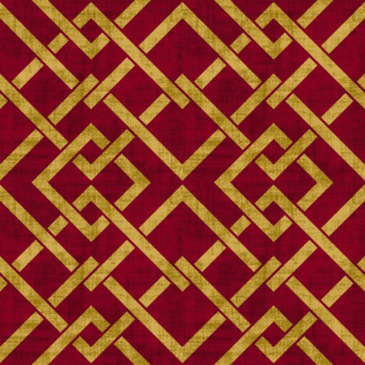 Frescato Trellis Reversal Opera Red by RM CoCo Fabric ColorWorks Spring 2022 RM Studio See Sample 0 Horizontal: 6.75 and Vertical: 6.75 0 - Fabric Carolina -
