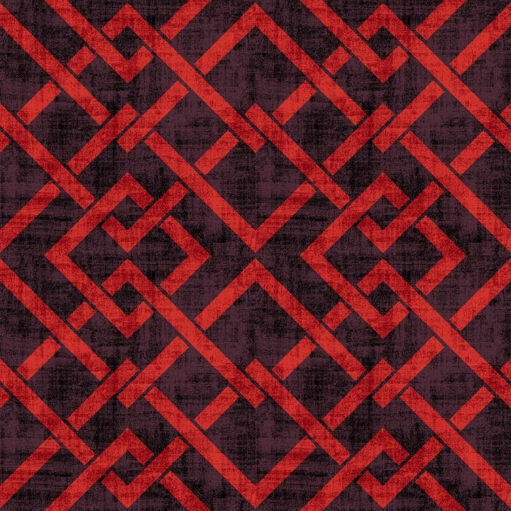 Frescato Trellis Reversal Purple Flame by RM CoCo Fabric ColorWorks Spring 2022 RM Studio See Sample 0 Horizontal: 6.75 and Vertical: 6.75 0 - Fabric Carolina -