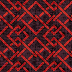 Frescato Trellis Reversal Purple Flame by RM CoCo Fabric