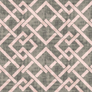Frescato Trellis Reversal Rose Dust by RM CoCo Fabric
