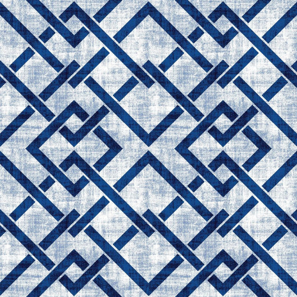 Frescato Trellis Cobalt by RM CoCo Fabric ColorWorks Spring 2022 RM Studio See Sample 0 Horizontal: 6.75 and Vertical: 6.75 0 - Fabric Carolina -