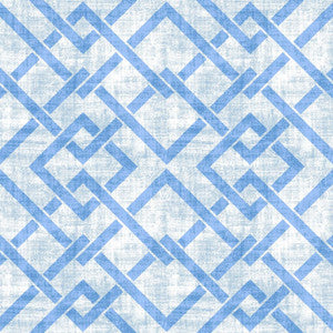Frescato Trellis French Blue by RM CoCo Fabric