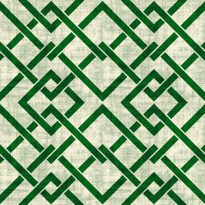 Frescato Trellis Evergreen by RM CoCo Fabric