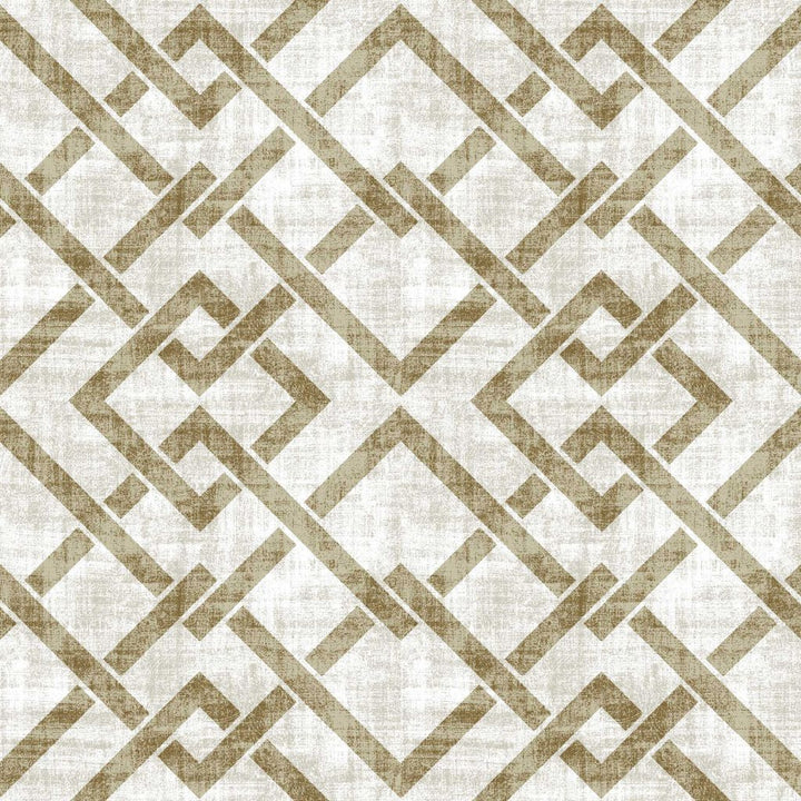 Frescato Trellis Sandstone by RM CoCo Fabric