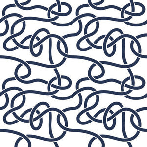 Noodle Doodle Sapphire by RM CoCo Fabric