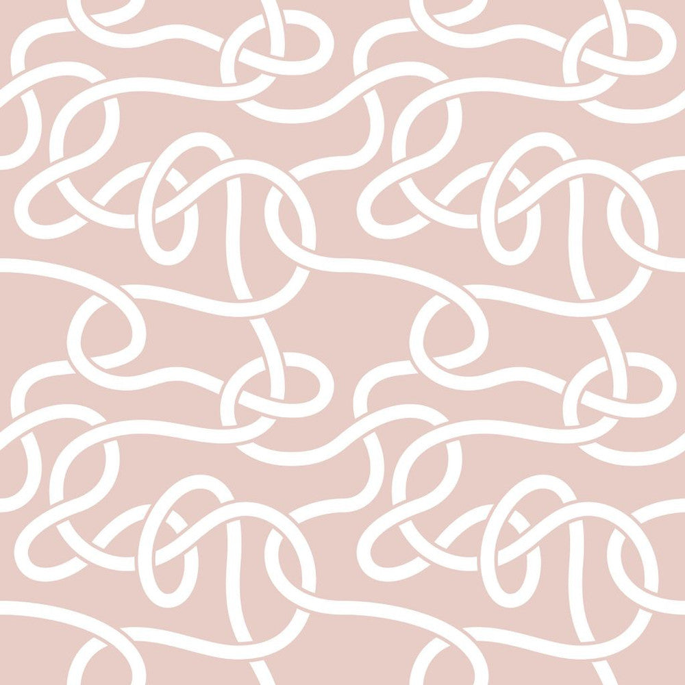 Noodle Doodle Rose Quartz by RM CoCo Fabric