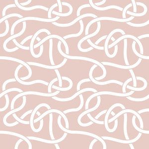 Noodle Doodle Rose Quartz by RM CoCo Fabric