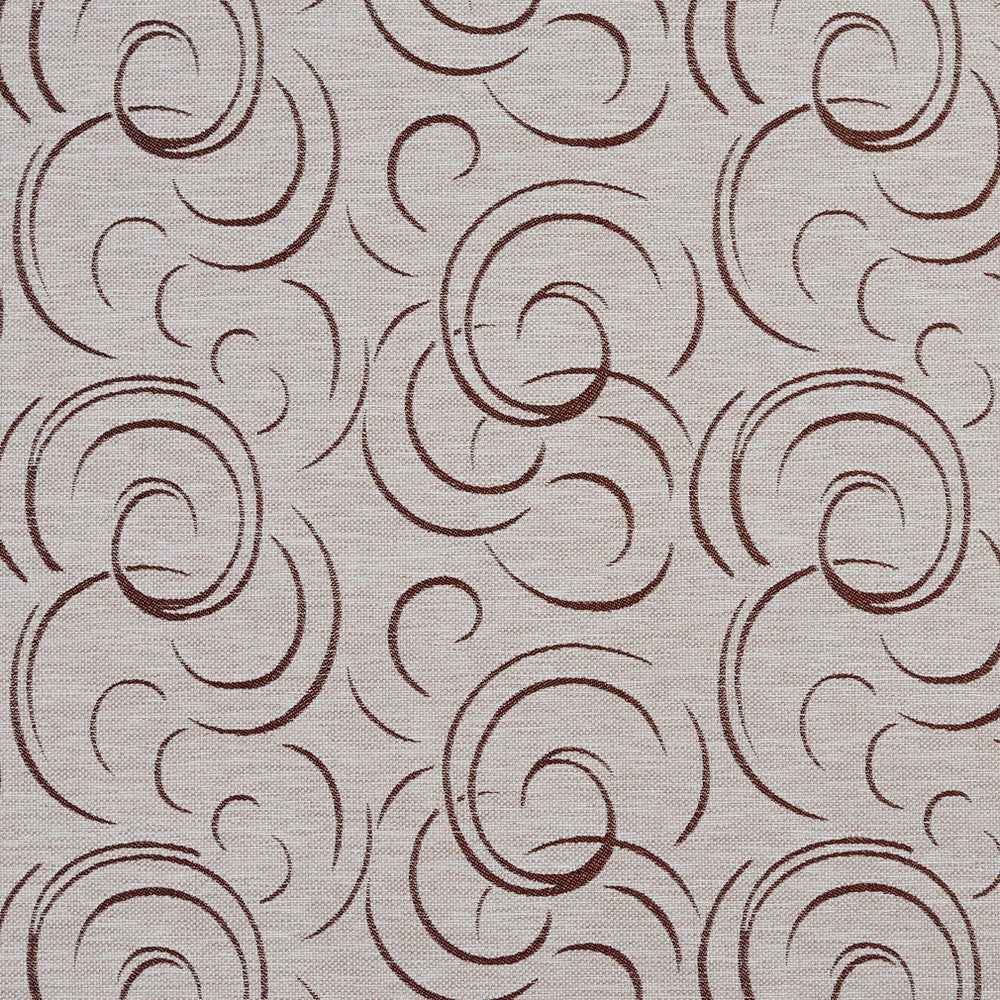 1649 Linen Swirl by Charlotte Fabric Modern Tapestry 100% Woven Polyester Asia Exceeds 200,000 Wyzenbeek Rubs (Heavy Duty) Horizontal: 9.5" x Vertical: 14" 54 Inches - Fabric Carolina -